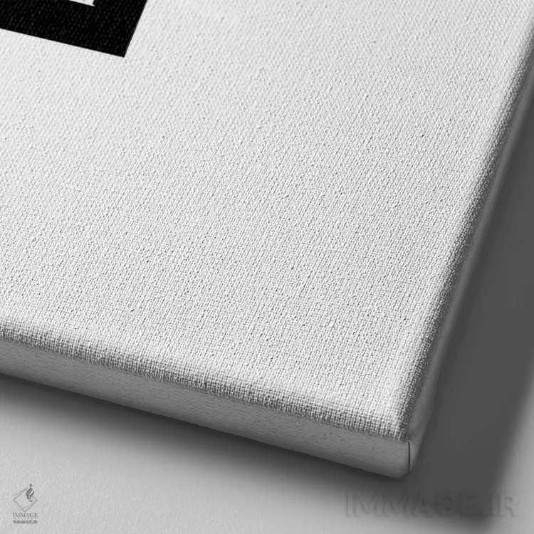 تابلو خانهٔ سیاه II در ایسلند (مربع) اثر مونیکا استریگل - نمای نزدیک بافت بوم