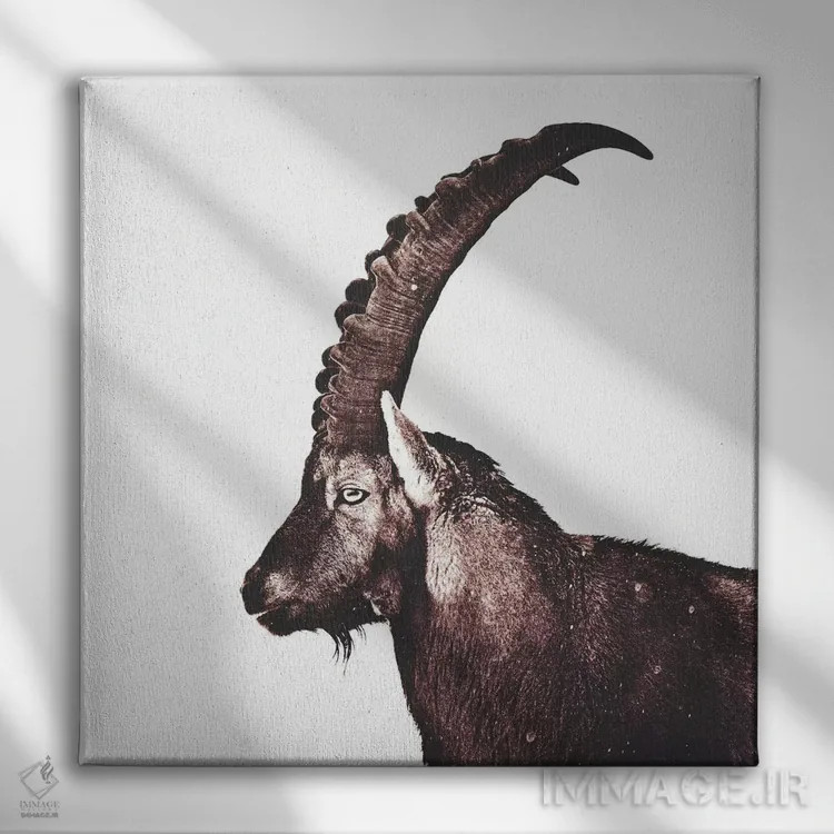 تابلو برج جدی در میدان برفی اثر مونیکا استریگل - نمای روبهرو روی دیوار