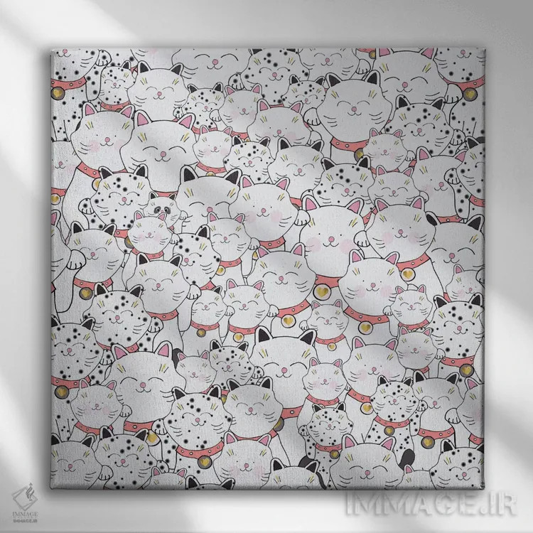 تابلو پاندا را پیدا کن اثر مونیکا استریگل - نمای روبهرو روی دیوار