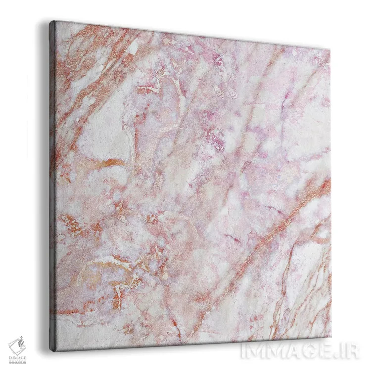 تابلو مرمر رز (مربع) اثر مونیکا استریگل - نمای پرسپکتیو محصول