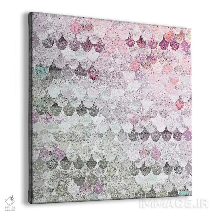 تابلو پری دریایی تابستانی با مریم و رز XI (مربع) اثر مونیکا استریگل - نمای پرسپکتیو محصول