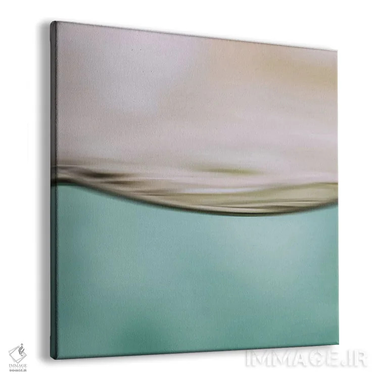 تابلو حرکت آب II (مربع) اثر مونیکا استریگل - نمای پرسپکتیو محصول