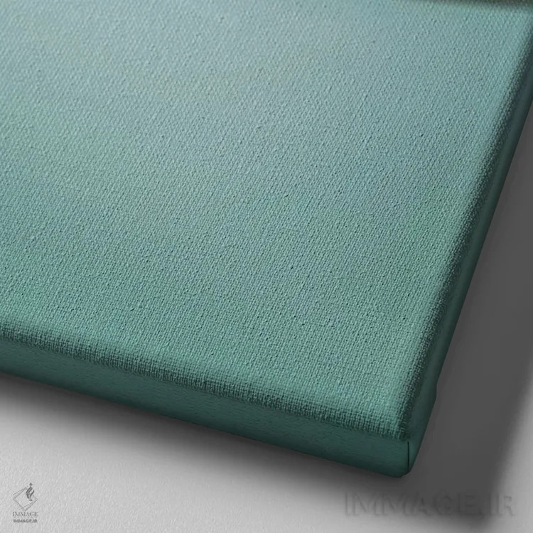 تابلو حرکت آب II (مربع) اثر مونیکا استریگل - نمای نزدیک بافت بوم