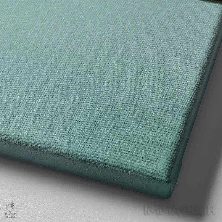 تابلو حرکت آب I (مربع) اثر مونیکا استریگل - نمای نزدیک بافت بوم