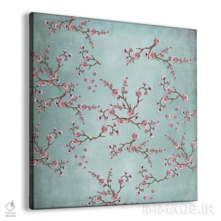 تابلو ساکورا (شکوفه گیلاس) اثر مونیکا استریگل - نمای پرسپکتیو محصول