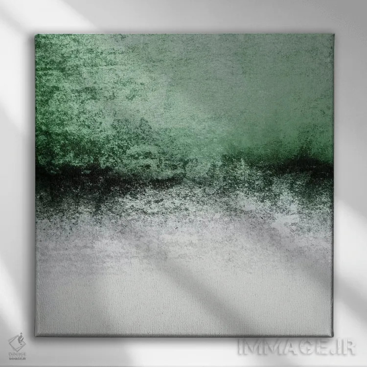 تابلو رویاپرداز برفی اثر مونیکا استریگل - نمای روبهرو روی دیوار