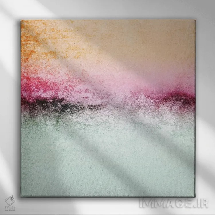 تابلو رویاپرداز برفی اثر مونیکا استریگل - نمای روبهرو روی دیوار