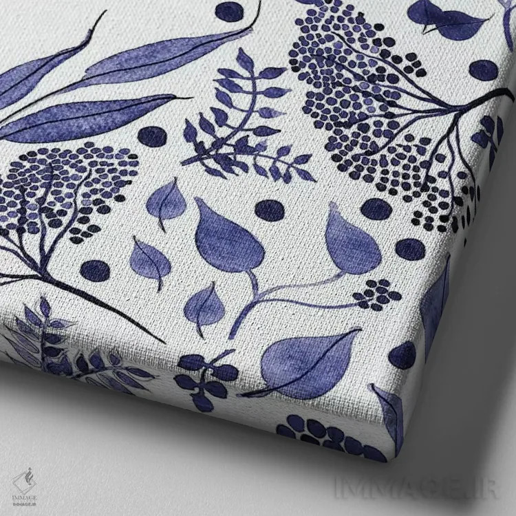 تابلو هدیه اثر مونیکا استریگل - نمای نزدیک بافت بوم