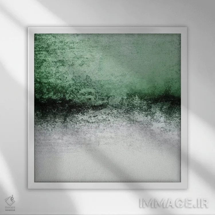 تابلو رویاپرداز برفی اثر مونیکا استریگل - نمای قابدار سفید