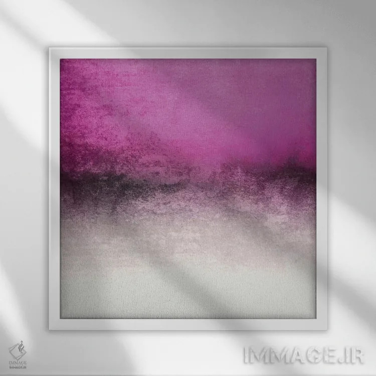 تابلو رویاپرداز برفی اثر مونیکا استریگل - نمای قابدار سفید