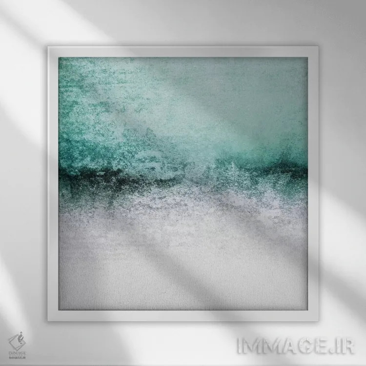 تابلو رویاپرداز برفی اثر مونیکا استریگل - نمای قابدار سفید