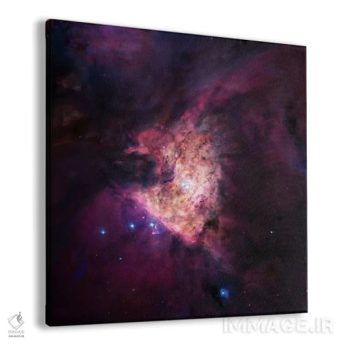 تابلو مرکز سحابی شکارچی (خوشه ذوزنقهای) موزاییکی اثر رابرت گندلر - نمای پرسپکتیو محصول