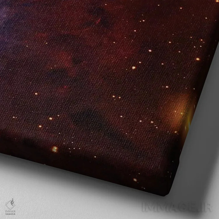 تابلو سحابی پیچیده در برساوش (NGC 1333) اثر رابرت گندلر - نمای نزدیک بافت بوم