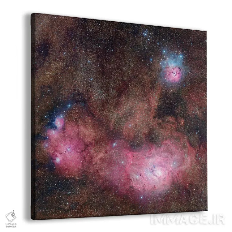 تابلو سهتایی قوس (تصویر ترکیبی) اثر رابرت گندلر - نمای پرسپکتیو محصول