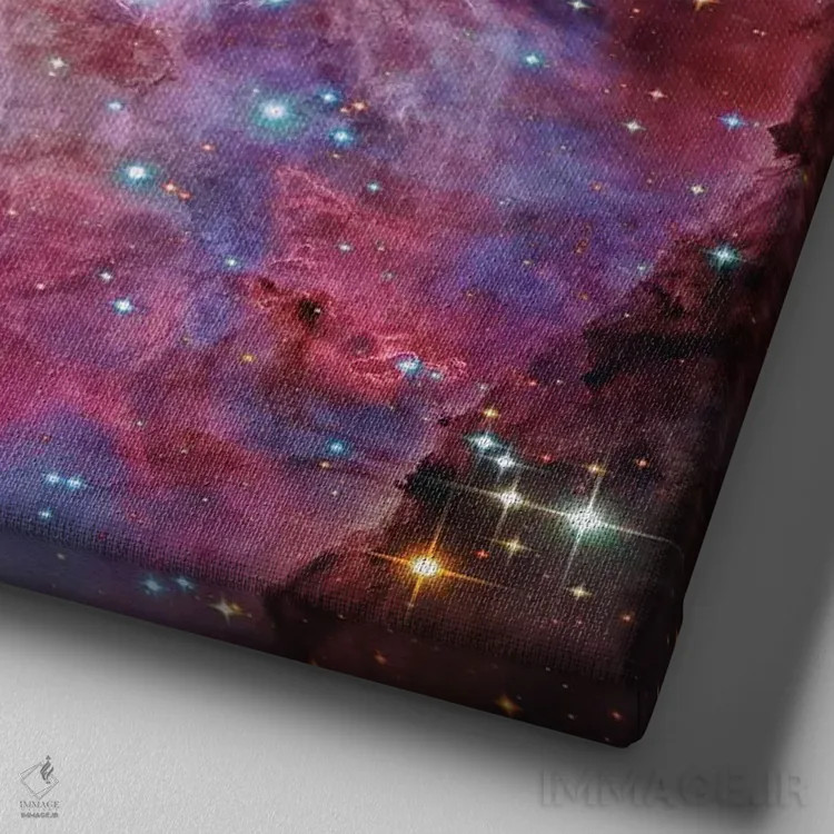 تابلو مرکز اتا کارینائی اثر رابرت گندلر - نمای نزدیک بافت بوم