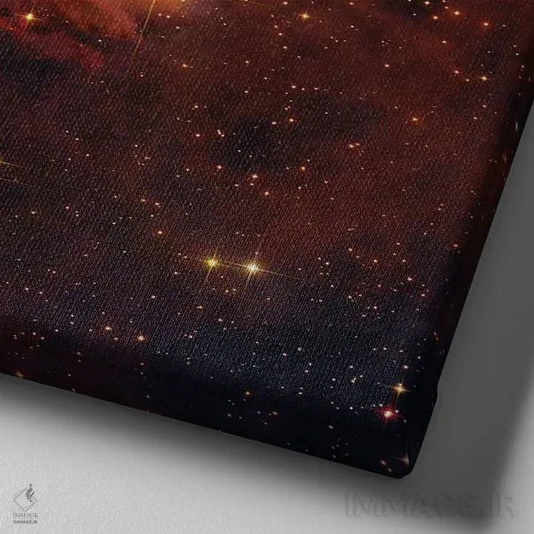 تابلو Complex Nebula In Perseus,NGC1333، سحابی پیچیده در برساوش اثر رابرت گندلر - نمای نزدیک بافت بوم