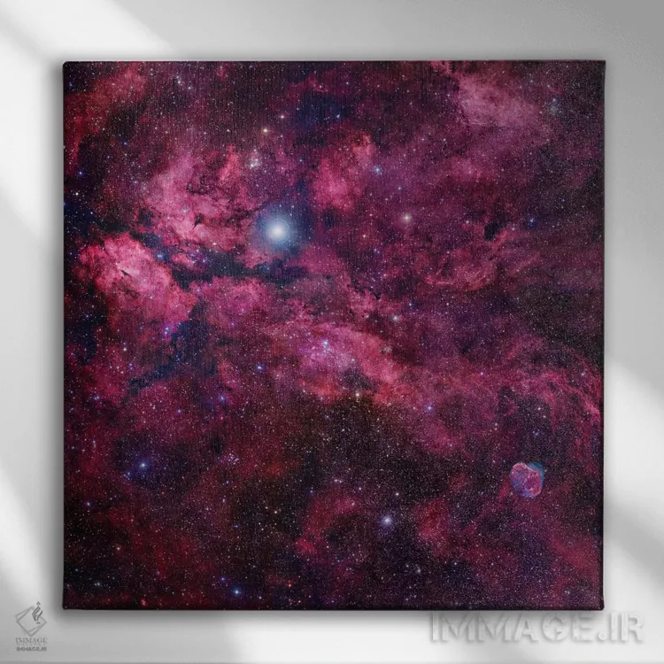 تابلو موزاییک ماکیان II اثر رابرت گندلر - نمای روبهرو روی دیوار