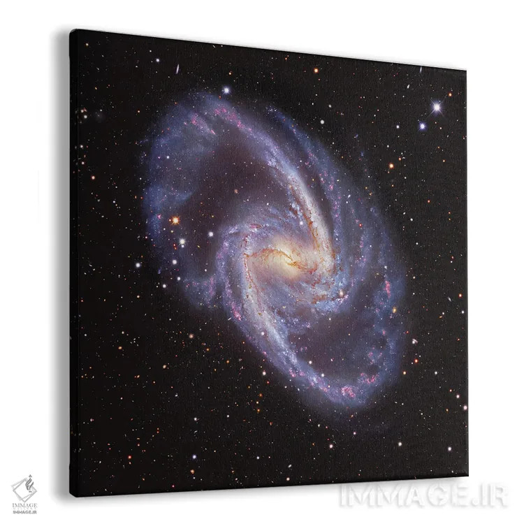 تابلو کهکشان مارپیچی بزرگ با میله (NGC 1365) اثر رابرت گندلر - نمای پرسپکتیو محصول