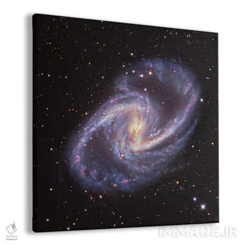 تابلو کهکشان مارپیچی بزرگ با میله (NGC 1365) چرخیده اثر رابرت گندلر - نمای پرسپکتیو محصول