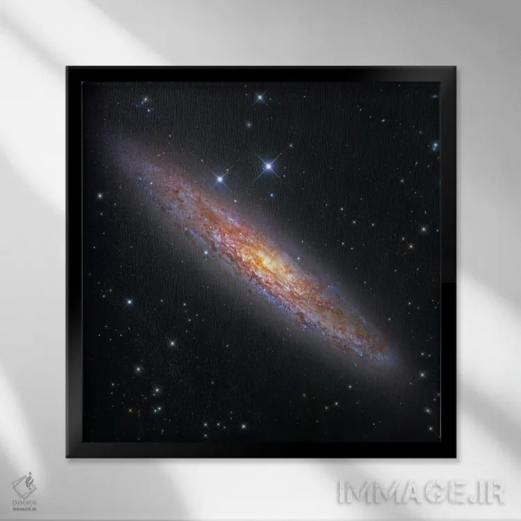 تابلو کهکشان حجّار (NGC 253) II اثر رابرت گندلر - نمای قابدار مشکی