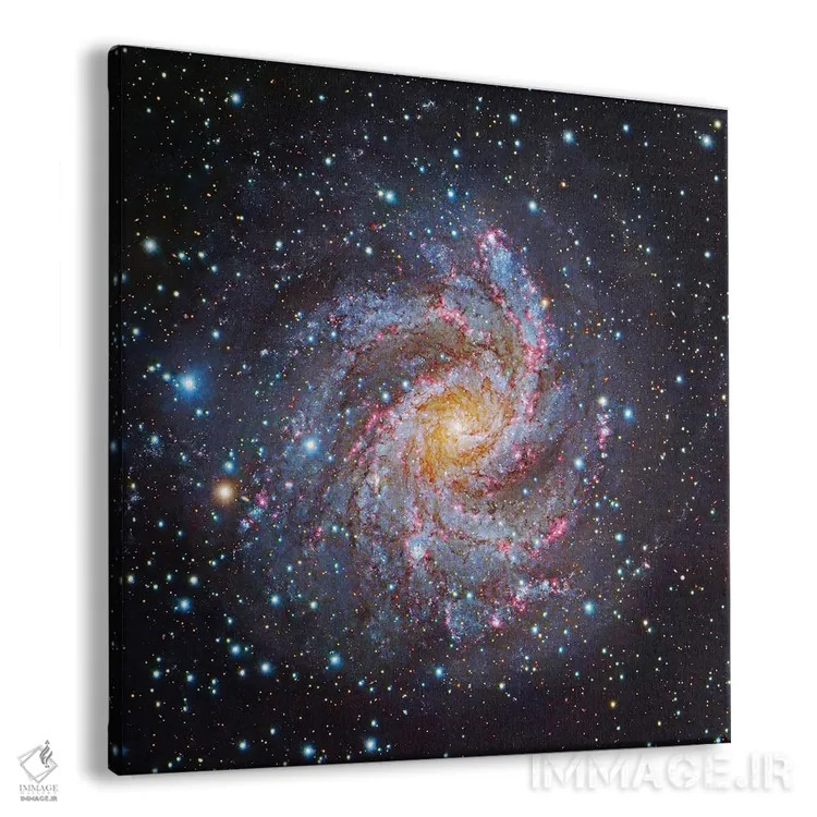 تابلو ترکیب کهکشان آتشبازی اثر رابرت گندلر - نمای پرسپکتیو محصول