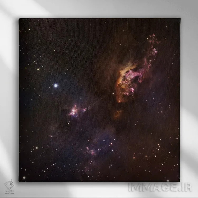 تابلو ابر تاریک در صورت فلکی گاو (LDN 1551) اثر رابرت گندلر - نمای روبهرو روی دیوار
