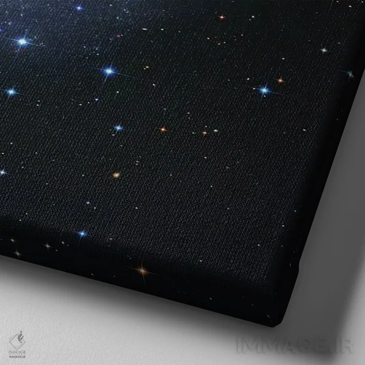 تابلو Hubble Space Telescope (NGC 300),کهکشان مارپیچی در صورت فلکی حجّار، تلسکوپ هابل (NGC 300) اثر رابرت گندلر - نمای نزدیک بافت بوم