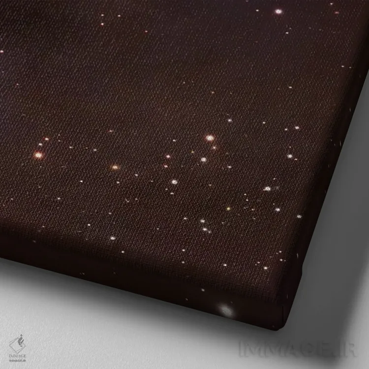 تابلو ابر تاریک در صورت فلکی گاو (LDN 1551) اثر رابرت گندلر - نمای نزدیک بافت بوم
