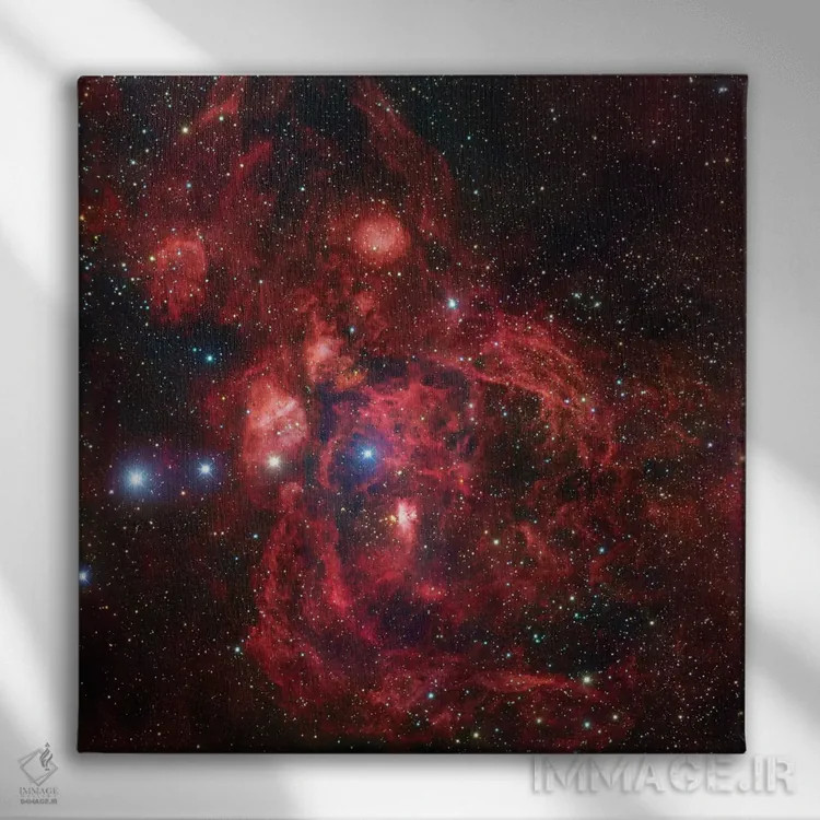 تابلو مجموعه سحابی نشری در عقرب (NGC 6357) اثر رابرت گندلر - نمای روبهرو روی دیوار