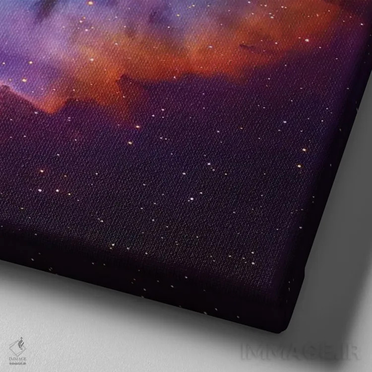 تابلو سحابی نشری و خوشه باز در ذاتالکرسی (NGC 281) اثر رابرت گندلر - نمای نزدیک بافت بوم