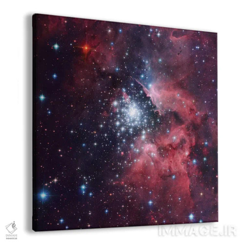 تابلو ابر غول پیکر HII و خوشه عظیم HD97950 (NGC 3603) اثر رابرت گندلر - نمای پرسپکتیو محصول