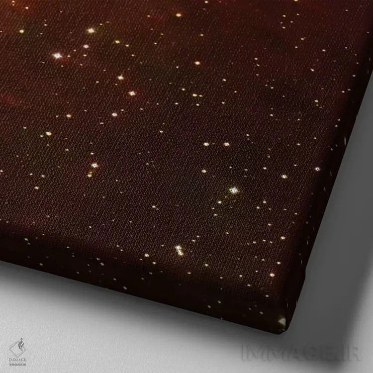 تابلو سحابی نشری و بازتابی در شکارچی (NGC 1999) II اثر رابرت گندلر - نمای نزدیک بافت بوم