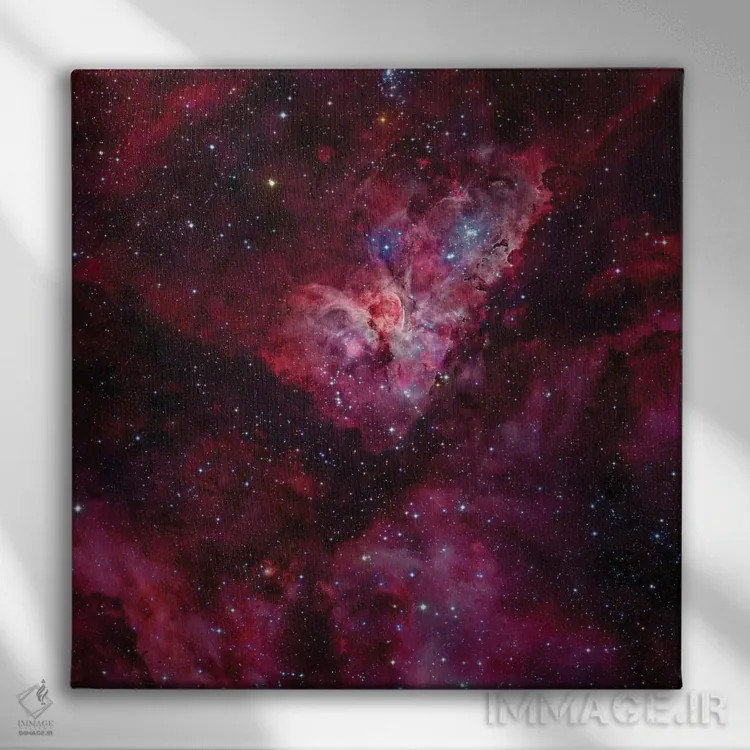 تابلو سحابی اتا کارینائی (NGC 3372) II اثر رابرت گندلر - نمای روبهرو روی دیوار