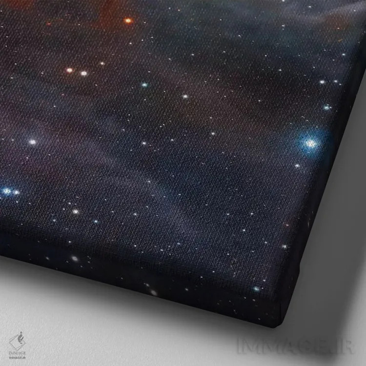 تابلو منطقه سحابی سر اسب در نور مادون قرمز اثر رابرت گندلر - نمای نزدیک بافت بوم