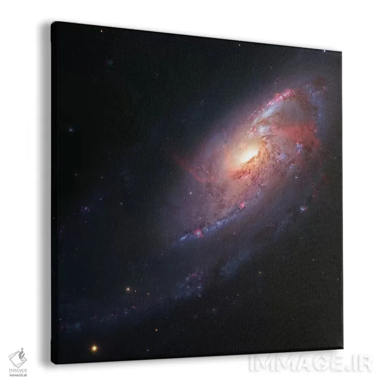 تابلو Spiral Galaxy In Canes Venatici I,M106، کهکشان مارپیچی در تازیها I اثر رابرت گندلر - نمای پرسپکتیو محصول