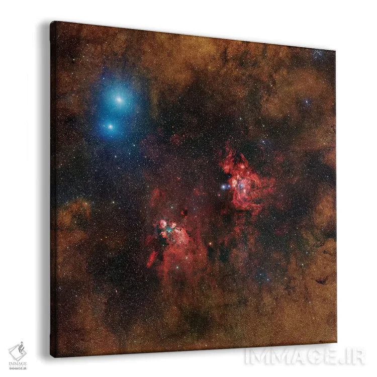 تابلو موزاییک سحابی پنجه گربه اثر رابرت گندلر - نمای پرسپکتیو محصول