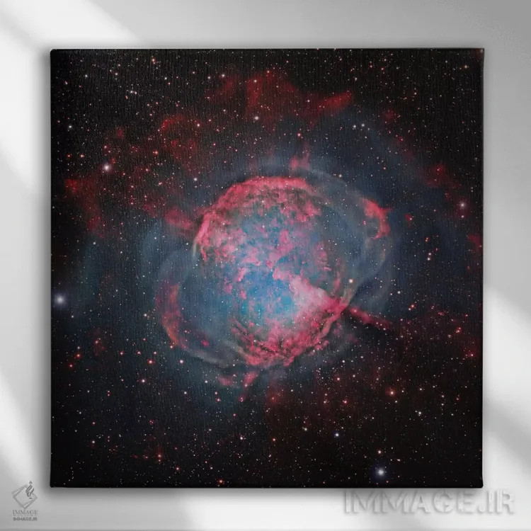 تابلو The Dumbbell Nebula (NGC 6853),M27، سحابی دمبل (NGC 6853) اثر رابرت گندلر - نمای روبهرو روی دیوار