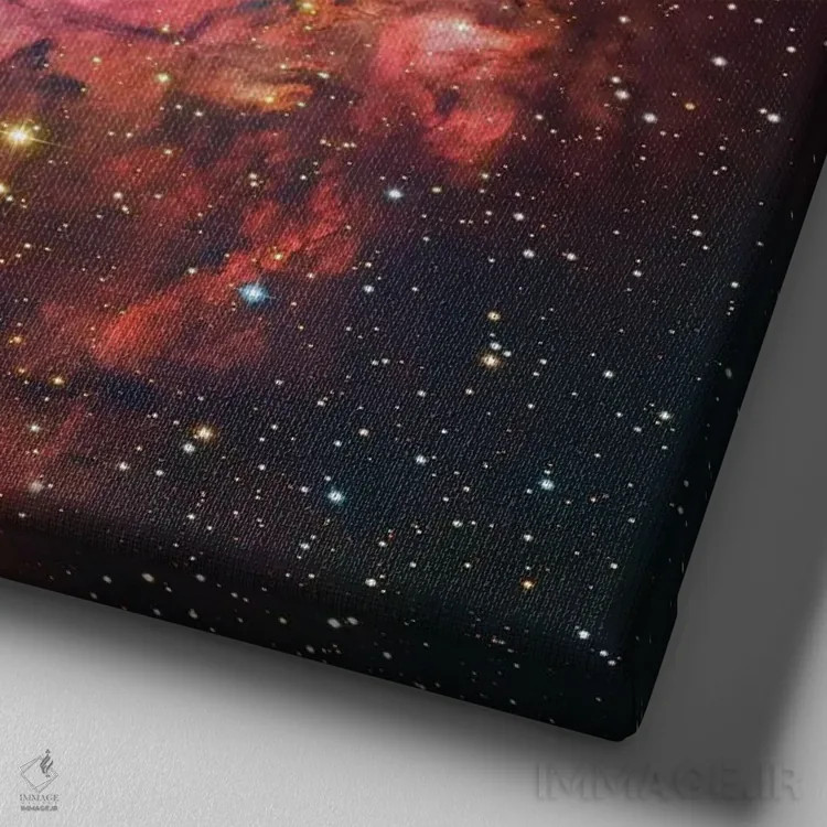 تابلو Swan, Omega, Horseshoe, Lobster Nebula (NGC 6618),M17، سحابی قو، امگا، نعلی، خرچنگ (NGC 6618) اثر رابرت گندلر - نمای نزدیک بافت بوم