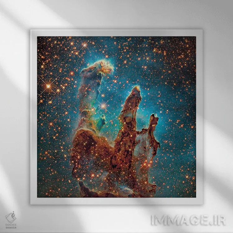 تابلو The Eagle Nebula (NGC 6611) II,M16، سحابی عقاب (NGC 6611) II اثر رابرت گندلر - نمای قابدار سفید