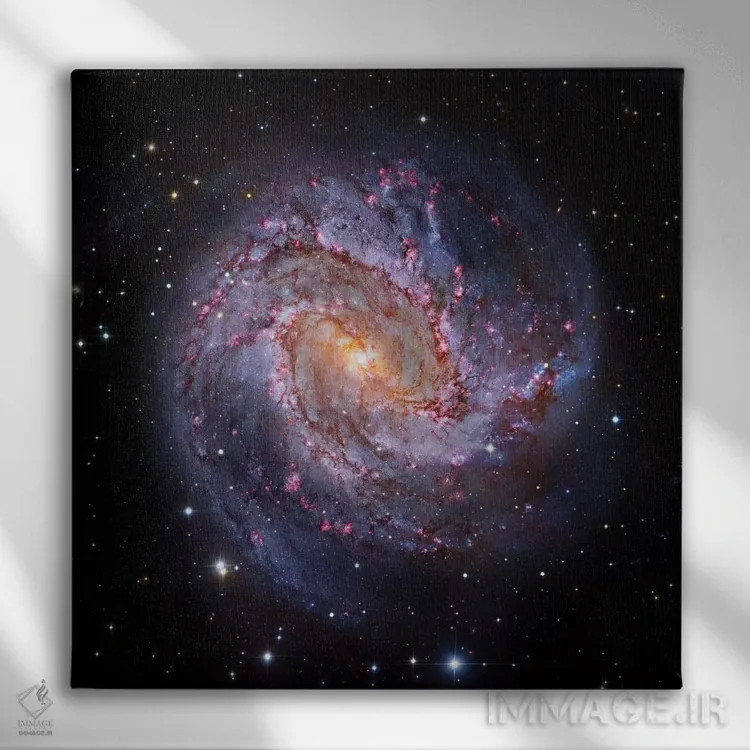 تابلو ام۸۳، کهکشان مارپیچی در مار ابی اول اثر رابرت گندلر - نمای روبهرو روی دیوار