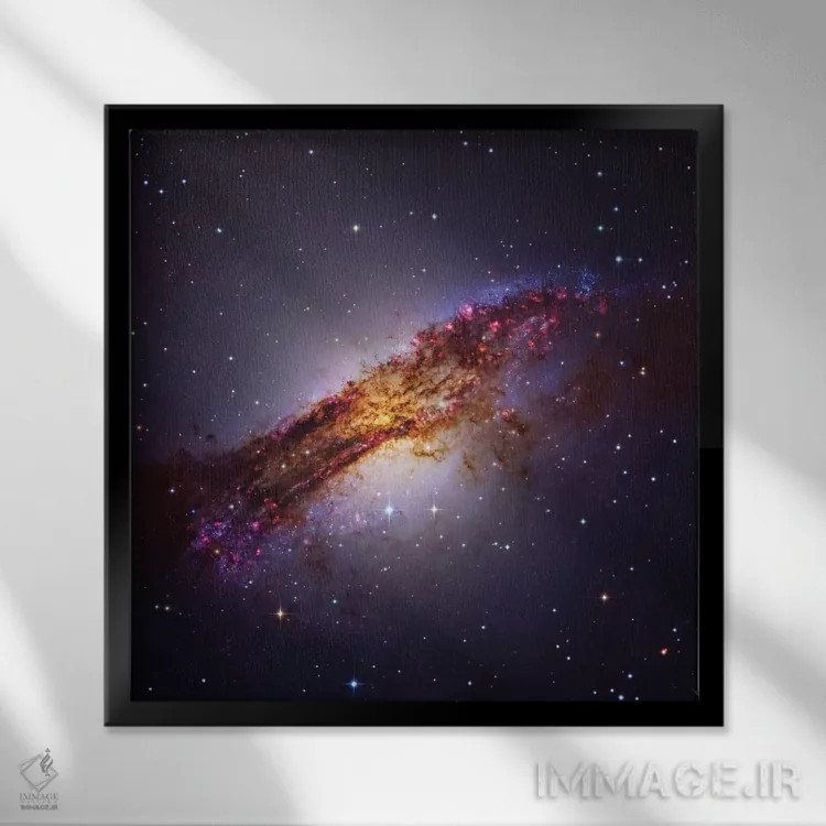 تابلو قنطورس "ای" (انجیسی ۵۱۲۸) اثر رابرت گندلر - نمای قابدار مشکی