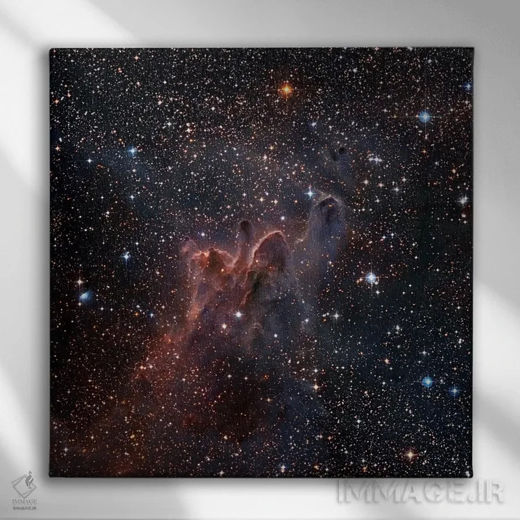 تابلو گلوبولهای دنبالهدار CG-30/31/38 در بادبان/پوزه اثر رابرت گندلر - نمای روبهرو روی دیوار