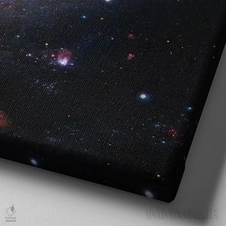 تابلو کهکشان مارپیچی در زرافه (NGC 2403) دوم اثر رابرت گندلر - نمای نزدیک بافت بوم