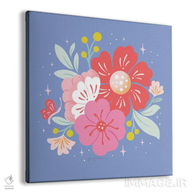 تابلو "دسته گل I" اثر گیا گراهام - نمای پرسپکتیو محصول