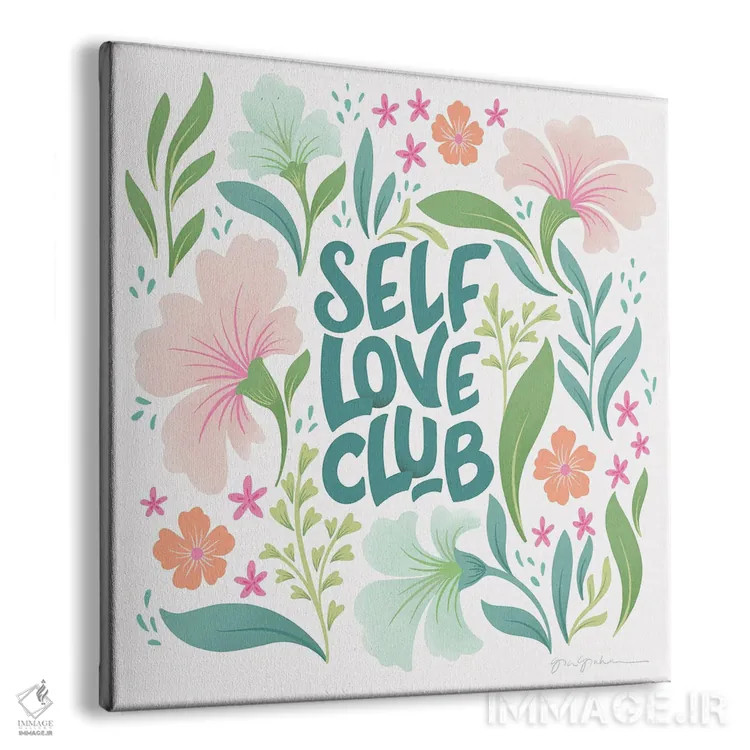 تابلو "باشگاه خوددوستی II" اثر گیا گراهام - نمای پرسپکتیو محصول