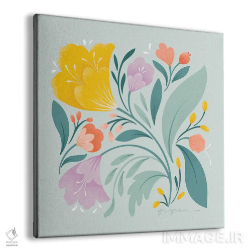 تابلو "مطالعه گل II" اثر گیا گراهام - نمای پرسپکتیو محصول