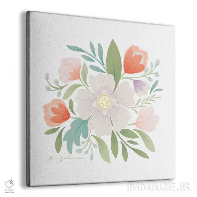 تابلو دستهگل شیرین I اثر گیا گراهام - نمای پرسپکتیو محصول