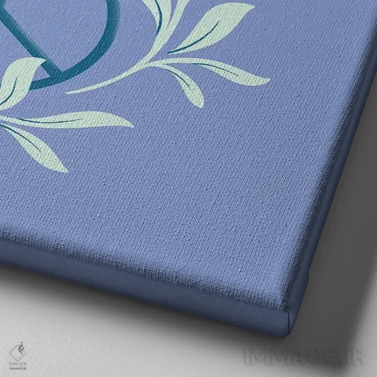 تابلو صلح خود را حفظ کن I اثر گیا گراهام - نمای نزدیک بافت بوم