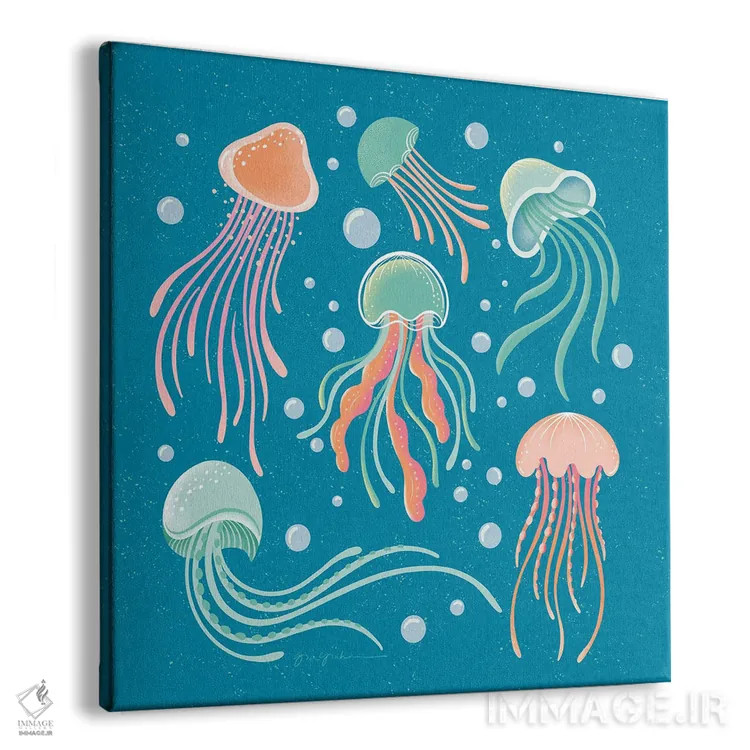 تابلو زیر دریا IV اثر گیا گراهام - نمای پرسپکتیو محصول