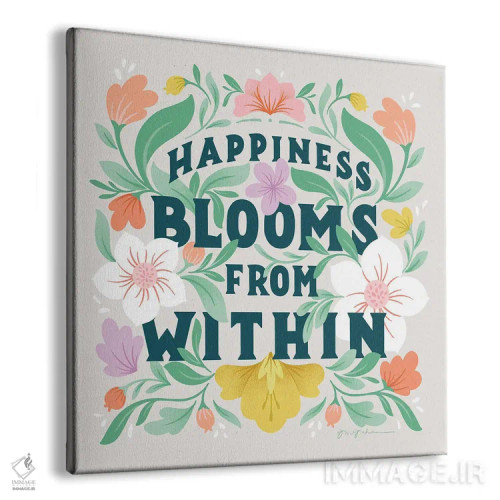 تابلو شکوفههای شادی II اثر گیا گراهام - نمای پرسپکتیو محصول